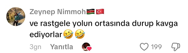 Diğer yabancıların yorumları şu şekilde;