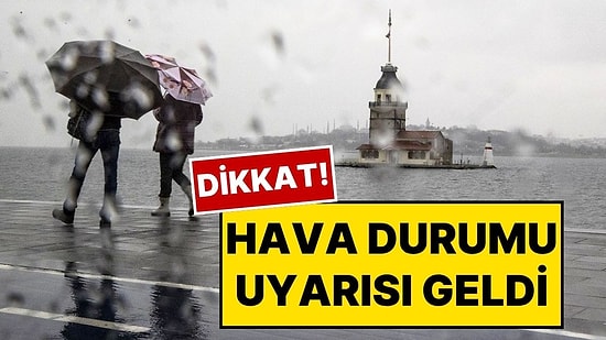 15 Ekim Çarşamba Hava Durumu: Meteoroloji’den Sel ve Su Baskını Uyarısı