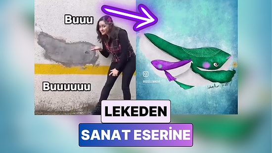 Günlük Hayatta Karşılaştığı Şekilleri Sanat Eserine Dönüştüren İçerik Üreticisinin Yaratıcı Çalışmaları