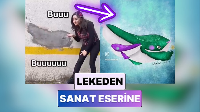 Günlük Hayatta Karşılaştığı Şekilleri Sanat Eserine Dönüştüren İçerik Üreticisinin Yaratıcı Çalışmaları