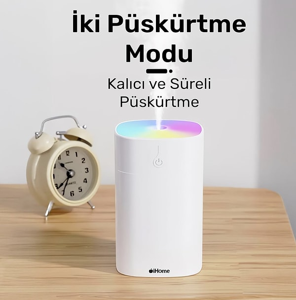 NPO RGB Renkli Aromaterapi Difüzör ve Ultrasonik Hava Nemlendirici Buhar Makinesi