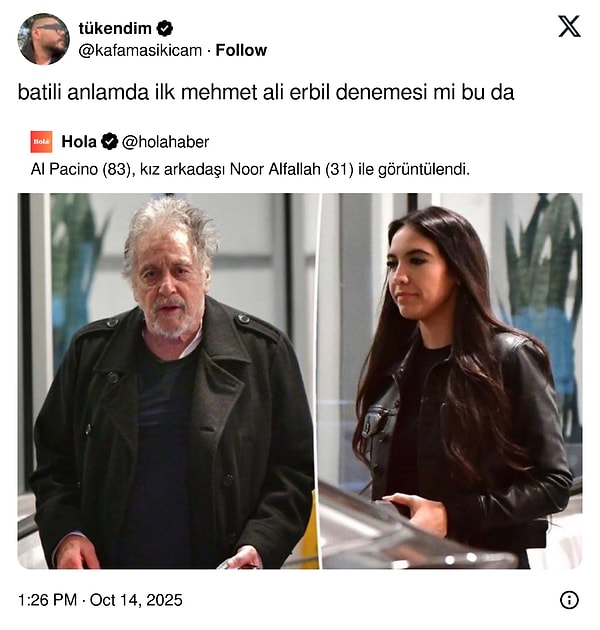 Bizi kıskanıyorlar.