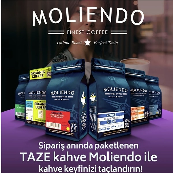 Moliendo Finest Coffee Moliendo House Blend Filtre Kahve