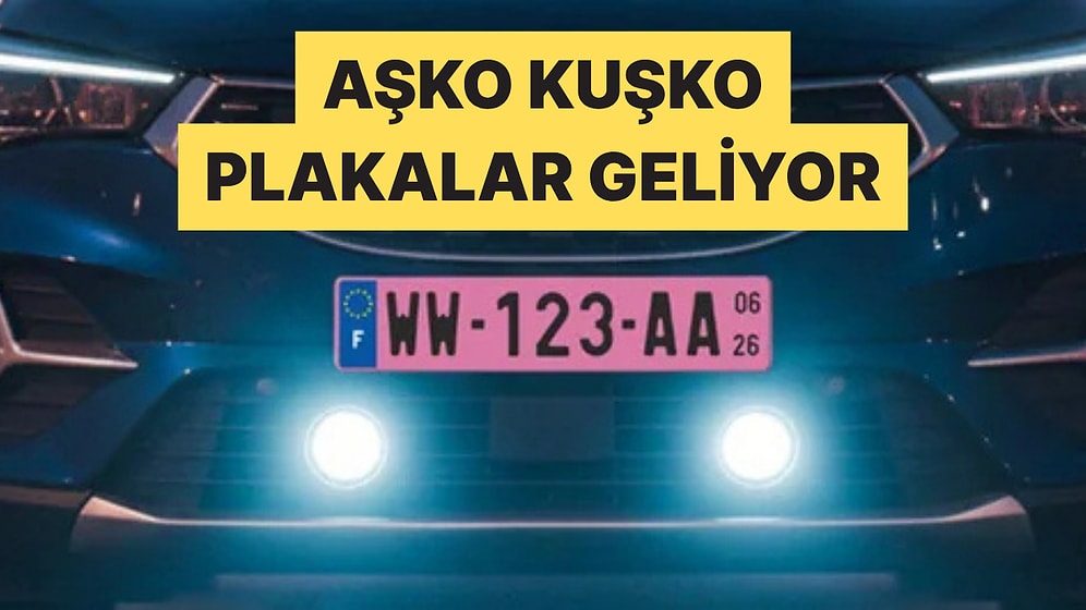 Fransa'da Araç Plakalarında Köklü Değişikliğe Gidiliyor