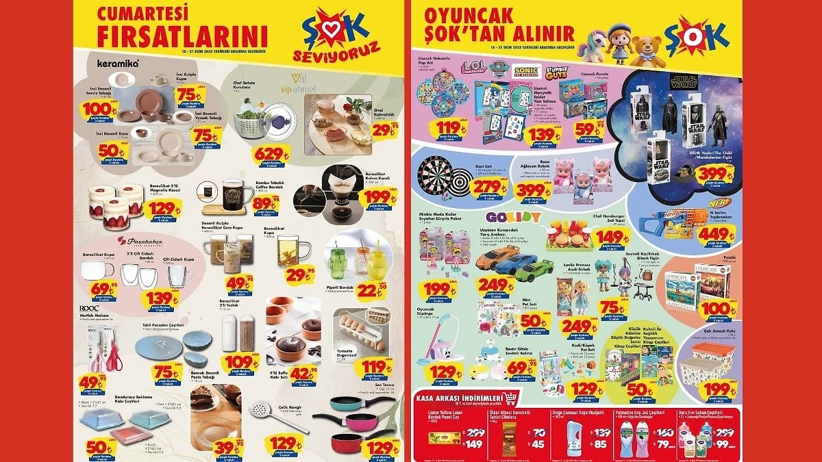 ŞOK&apos;a Star Wars Figürleri Geliyor! 18 Ekim 2025 ŞOK Aktüel Ürünler Kataloğu