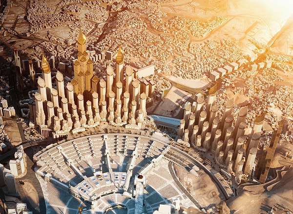 If the project comes to fruition, this is how Mecca will look.