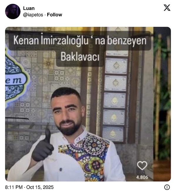 Popüler komiklikler de ısıtılıp ortaya kondu.