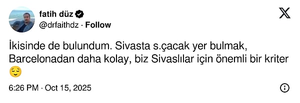 Sivaslılar postu bastı.