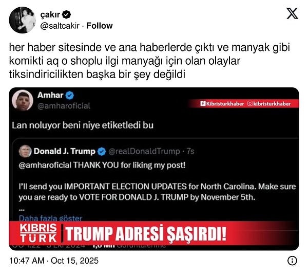 Trump'ın herkese otomatik mesaj atması da bu haberle ortaya çıkmıştı.