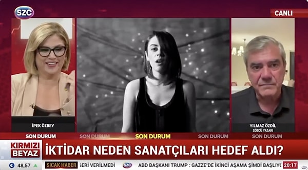Yılmaz Özdil, yayın sırasında sunucu İpek Özbey'e sinirlendi.