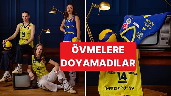 Fenerbahçe Medicana'nın Forma Tanıtımında Eda Erdem, Hande Baladın ve Liza Safronova'ya Övgü Yağdı