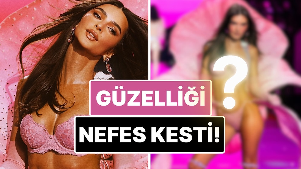 İlk Victoria's Secret Defilesine Çıkan Emrata Podyumdaki Güzelliğiyle Nefes Kesti!