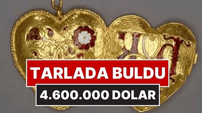 Tarlada Yürürken Bulduğu Altınla Zengin Oldu! 4.6 Milyon Dolarlık Altın: Tudor'un Kalbi