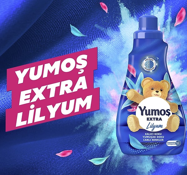 YUMOS Extra Konsantre Çamaşır Yumuşatıcısı Lilyum 1008 ml