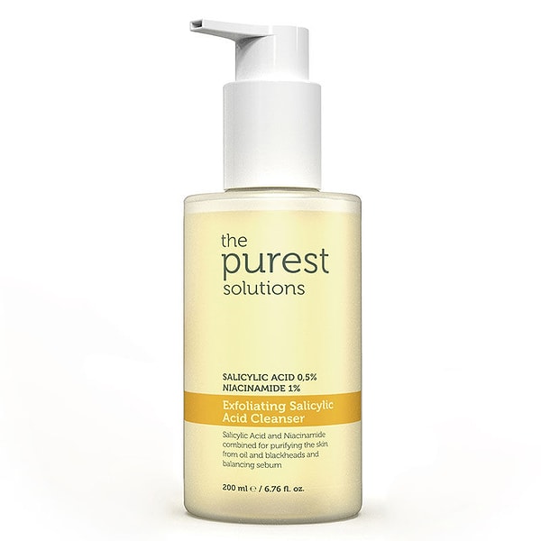 The Purest Solutions Exfoliating Salicylic Acid Cleanser 0,5% Salicylic Acid, 1%Niacinamide 200 ml