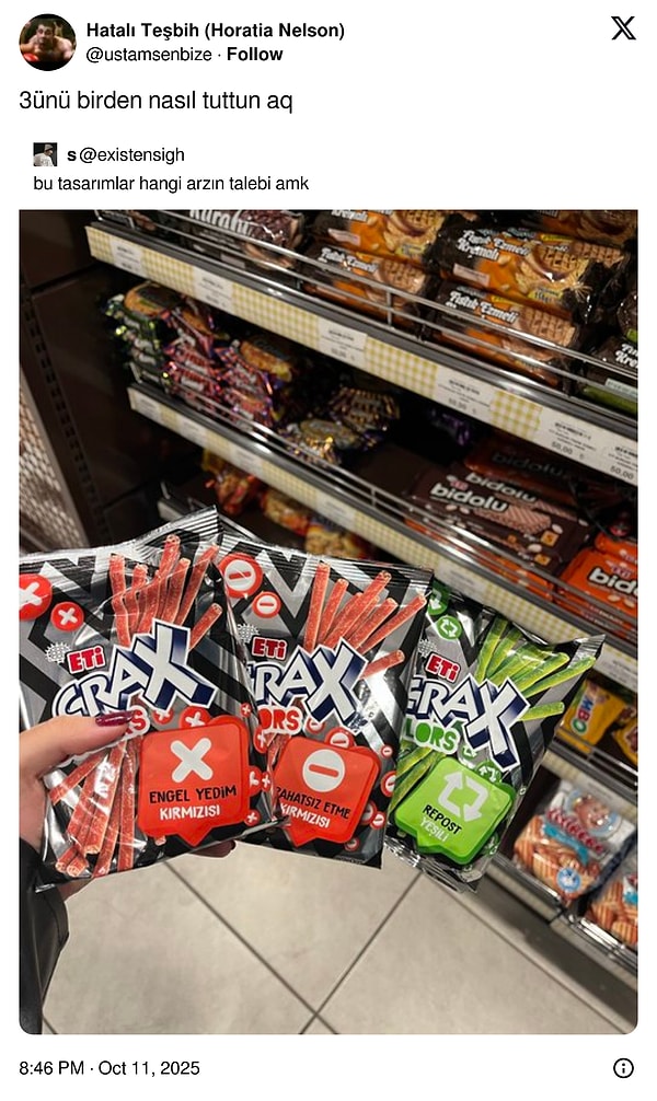 Arkada çubuk mubuk mu var?