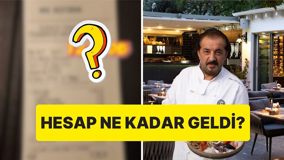 MasterChef Jürisi Mehmet Şef'in Mekanına Giden TikTok Kullanıcısı Ne Kadar Ödediğini Paylaştı