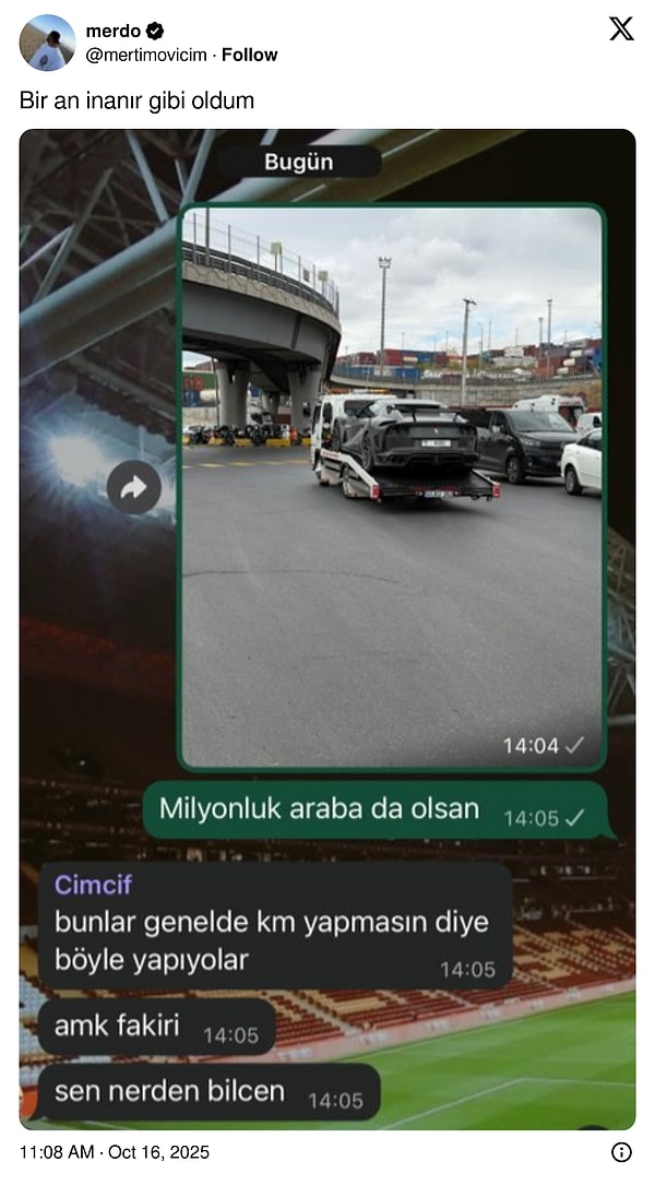 Ufak bir hayal kırıklığı...