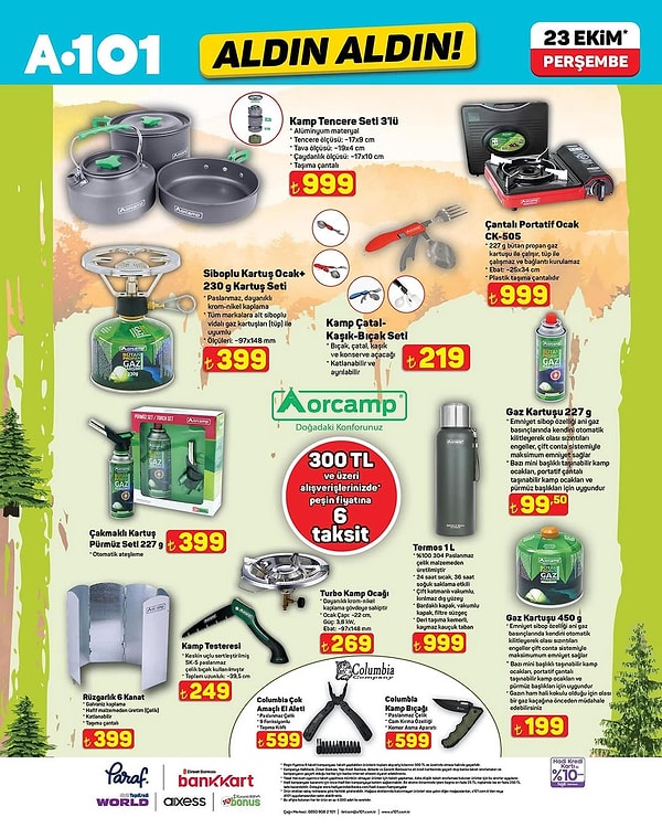 Kamp Tencere Seti 3'lü 999 TL
