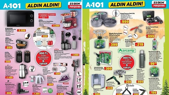 A101'e Çantalı Portatif Ocak Geliyor! 23 Ekim 2025 A101 Aldın Aldın Kataloğu