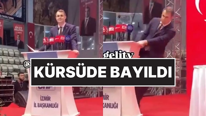 Kürsüye Çıkan CHP’li Aday Konuşma Yaptığı Sırada Bayıldı