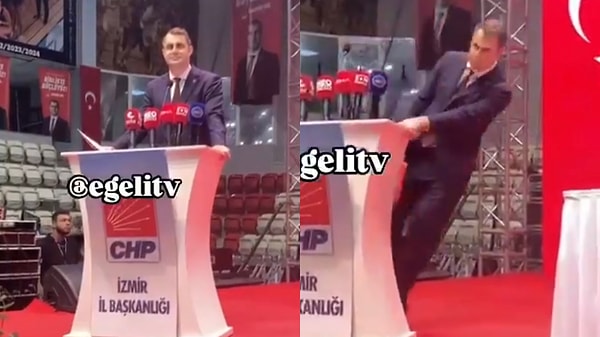 CHP'li aday kürsüdeyken bayıldı.