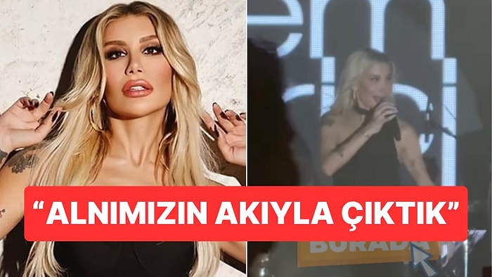 Uyuşturucu Operasyonu Sonrası Temize Çıkan İrem Derici, Sahnede Kutlama Yaptı