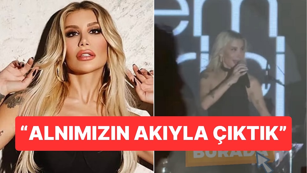 Uyuşturucu Operasyonu Sonrası Temize Çıkan İrem Derici, Sahnede Kutlama Yaptı