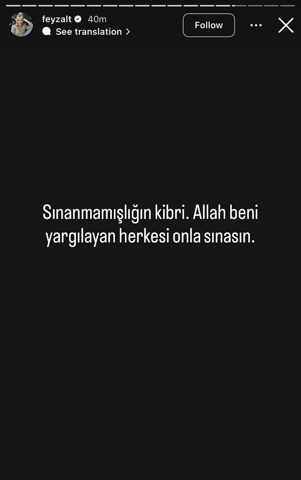 Feyza Altun sosyal medya hesabından temiz çıkan sonuçları sonrası isyan etti.