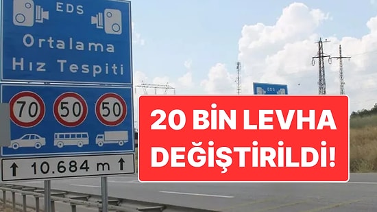 Kara Yollarında Yeni Levhalar Yer Almaya Başladı: Hız Sınırı Levhaları Tek Tip Hale Getirildi