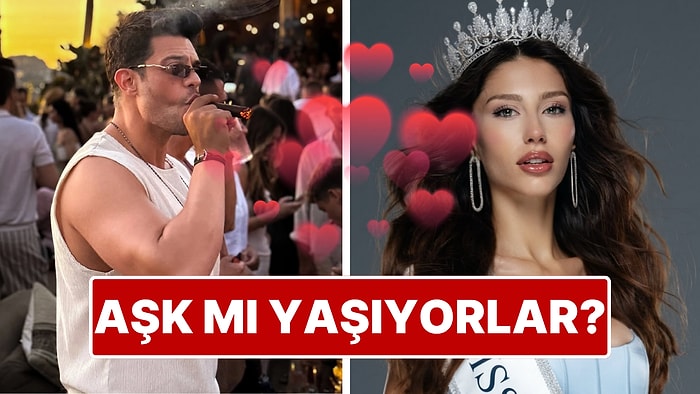 Mehmet Dinçerler'le Aşk İddiaları Gündeme Oturan Miss Turkey Güzeli Mira Atagül Nereye Kaçacağını Bilemedi!