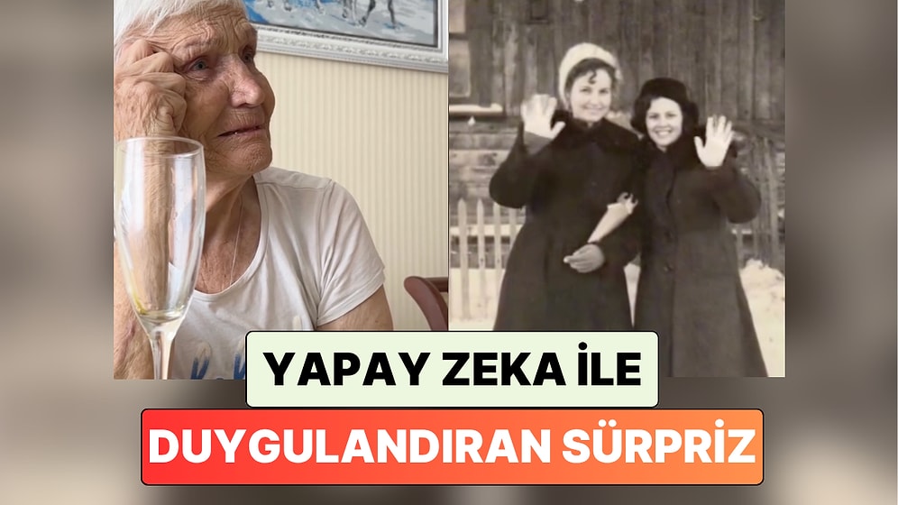 Bir Kadın 86 Yaşındaki Büyükannesinin Eski Fotoğraflarını Yapay Zeka ile Canlandırarak Tatlı Bir Sürpriz Yaptı