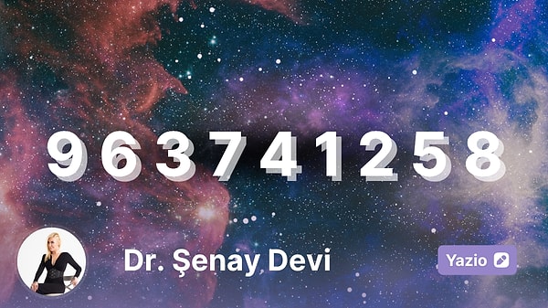 20-26 Ekim 2025 Haftası Sayı Sekansı: 9 6 3 7 4 1 2 5 8