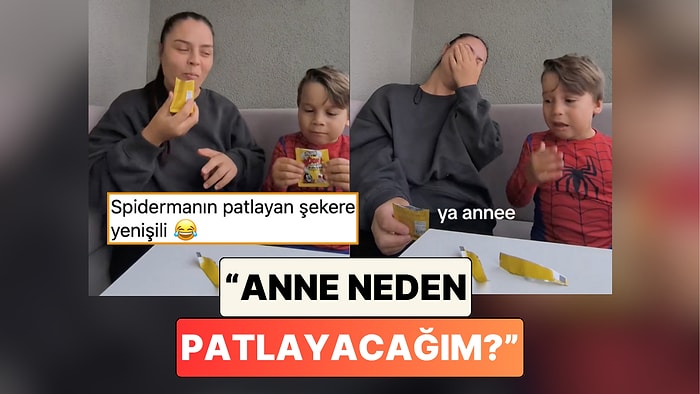 Çocukken Bayılarak Yediğimiz Patlayan Şekerin Etkisine Hazırlıksız Yakalanan Miniğin Panik Anları