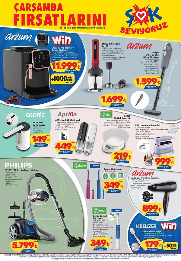 Arzum Pro Espresso Kahve Makinesi 11.999 TL