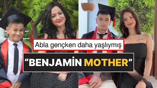 Anne Benjamin Button Galiba! Oğluyla Yıllar Sonra Aynı Pozu Veren Annenin Giderek Gençleşmesi Dikkat Çekti