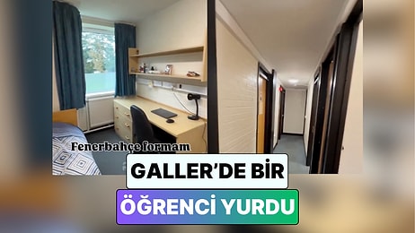 Galler'de Üniversite Okuyan Bir Öğrenci Kaldığı Ücretsiz Yurt Odasını Paylaştı