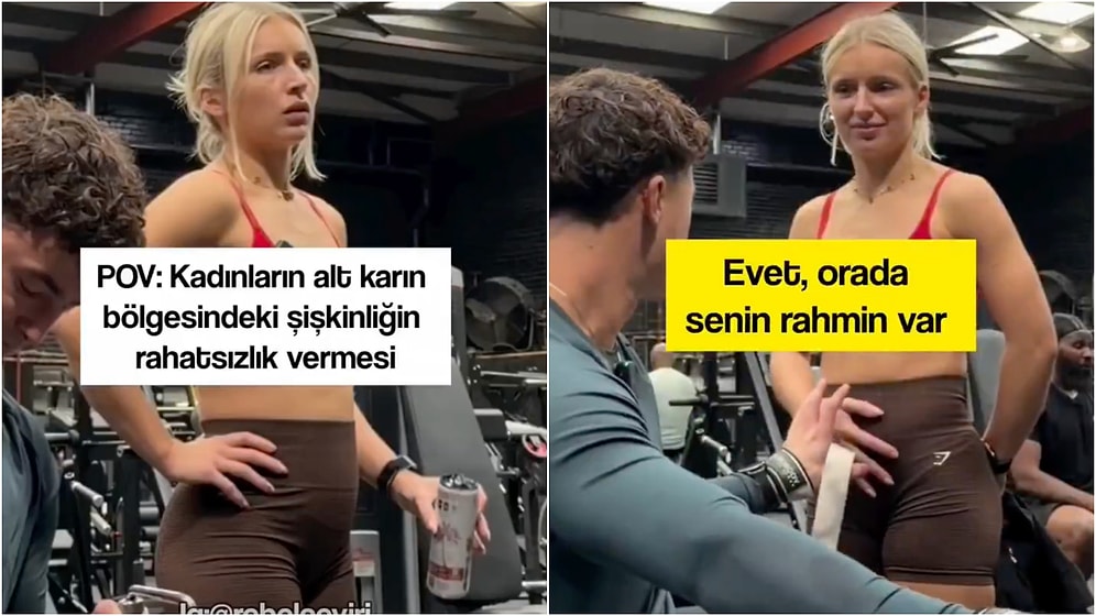 A Man Motivates a Woman Who Was Demoralized by Her Belly by Giving Her Information