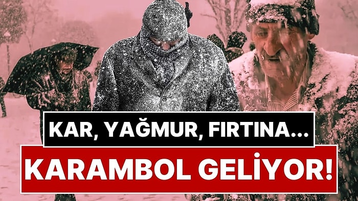21 Ekim Salı Hava Durumu: “Karambol’ Geliyor! Soğuk Hava ve Fırtına Birlikte Başlıyor
