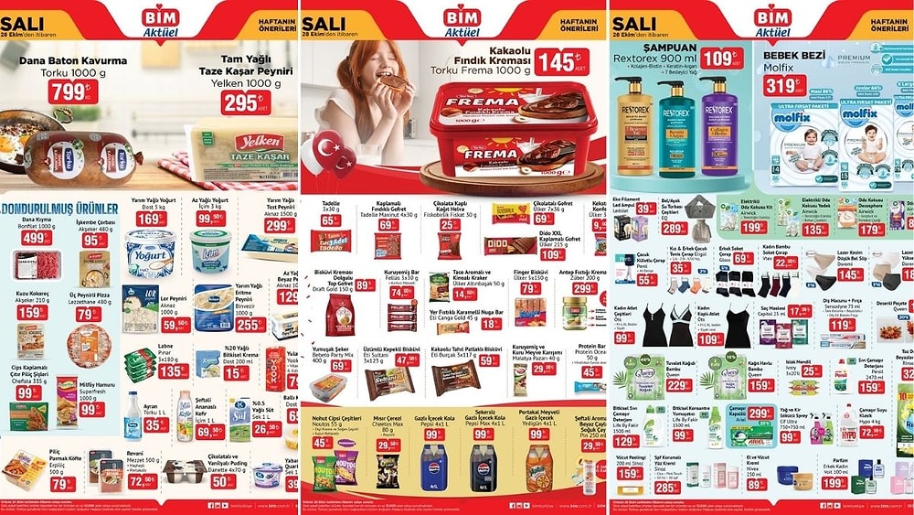 28 Ekim 2025 BİM Aktüel Haftanın Önerileri Kataloğu