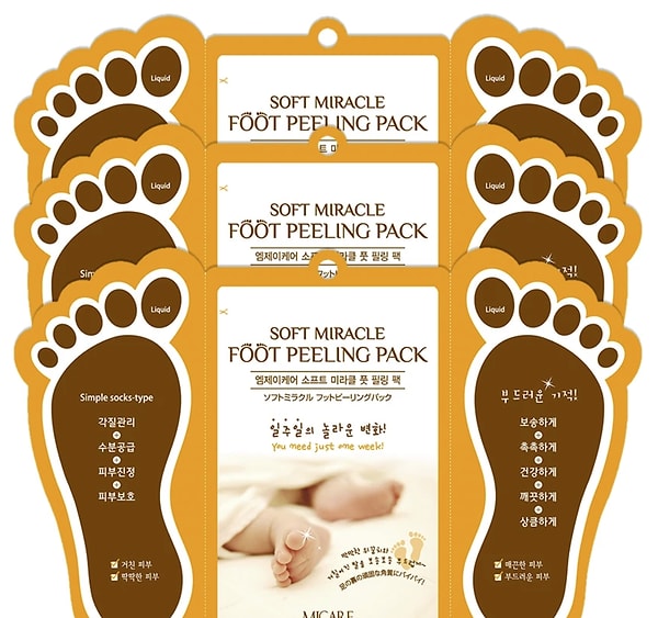 Mjcare Çorap Tipi Ayak Peeling Maskesi, piyasada en ucuz fiyatıyla!