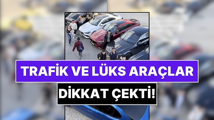 Yeditepe Üniversitesi'nin Otoparkındaki Trafik ve Lüks Araçlar Paylaşıldı!