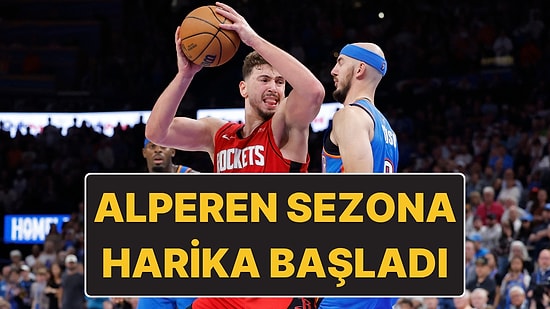 Alperen Şengün NBA'de Sezonun İlk Maçında Şov Yaptı: Houston Rockets Uzatmada 1 Sayı ile Kaybetti