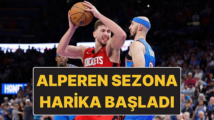 Alperen Şengün NBA'de Sezonun İlk Maçında Şov Yaptı: Houston Rockets Uzatmada 1 Sayı ile Kaybetti