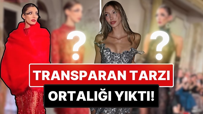 Makyajı Dikkat Çekti: Tamamen Transparan Elbisesiyle Podyumda Yürüyen Şevval Şahin Geceye Damga Vurdu!