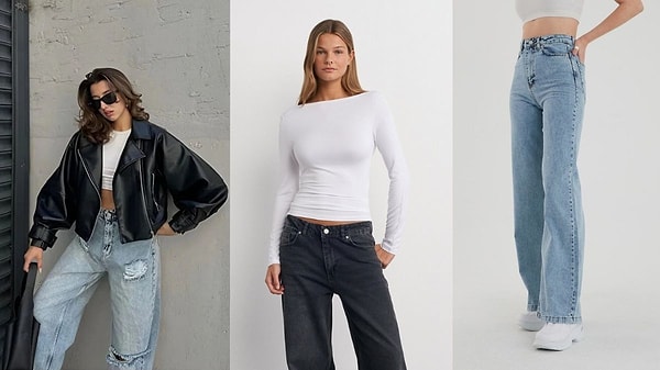 Şahane bir deri ceket, beyaz bluz ve bol paça denim kotla pazar kahvaltılarına hem rahat hem şık bir kombin çıkarabilirsin. Bu üçlü, klasik parçaları modern dokunuşlarla birleştiriyor; ister kahve molasında ister arkadaşlarla brunch’ta stilini konuşturabilirsin.