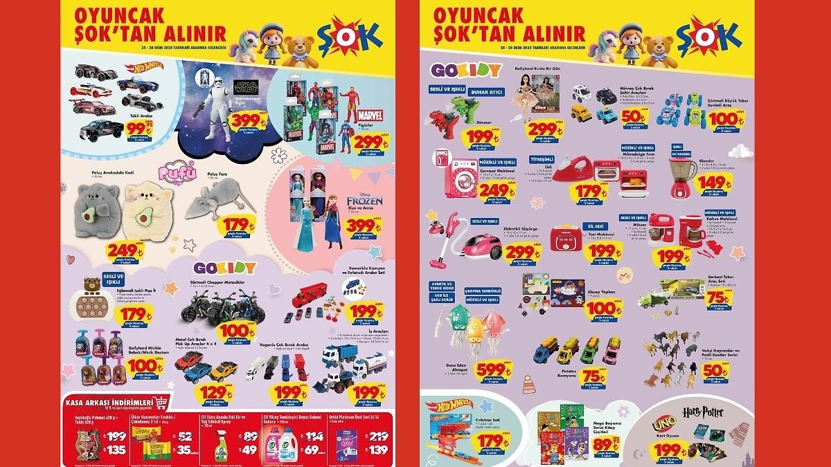 ŞOK&apos;a Marvel Figürleri Geliyor! 25 Ekim 2025 ŞOK Aktüel Ürünler Kataloğu
