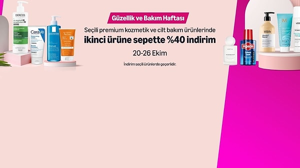 20 Ekim tarihinde başlayan Güzel ve Bakım Haftası, 26 Ekim tarihine kadar sürecek.