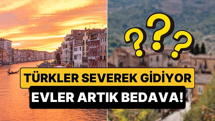 Taşınana Ev Bedava: Türklerin Çok Sevdiği Avrupa Ülkesinden İlginç Karar!