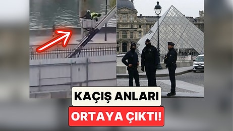 Merdiven Dayayıp Çıkmışlardı: Louvre Müzesi'ni Soyan Hırsızların Kaçış Anlarının Görüntüleri Ortaya Çıktı